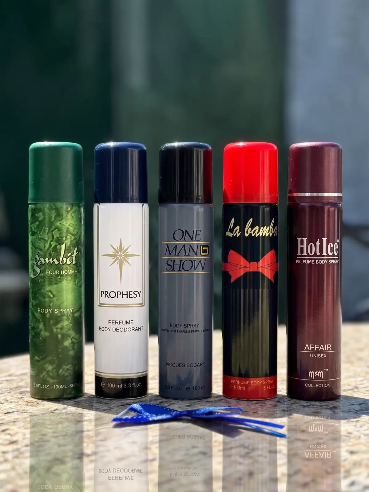 5 Pcs Premium Body 100ml Spray Combo for Men 1