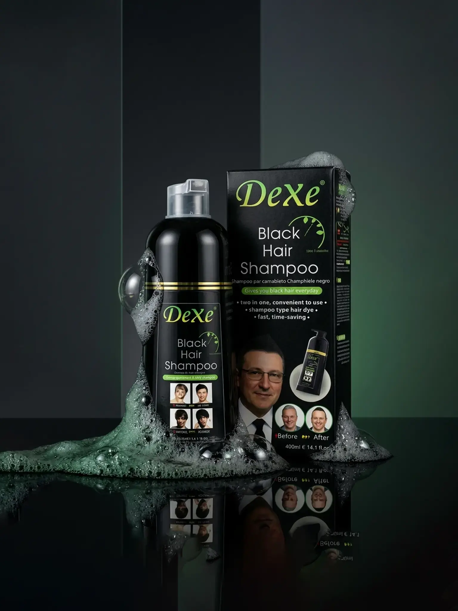 Dexe Black Hair Shampoo 400ml