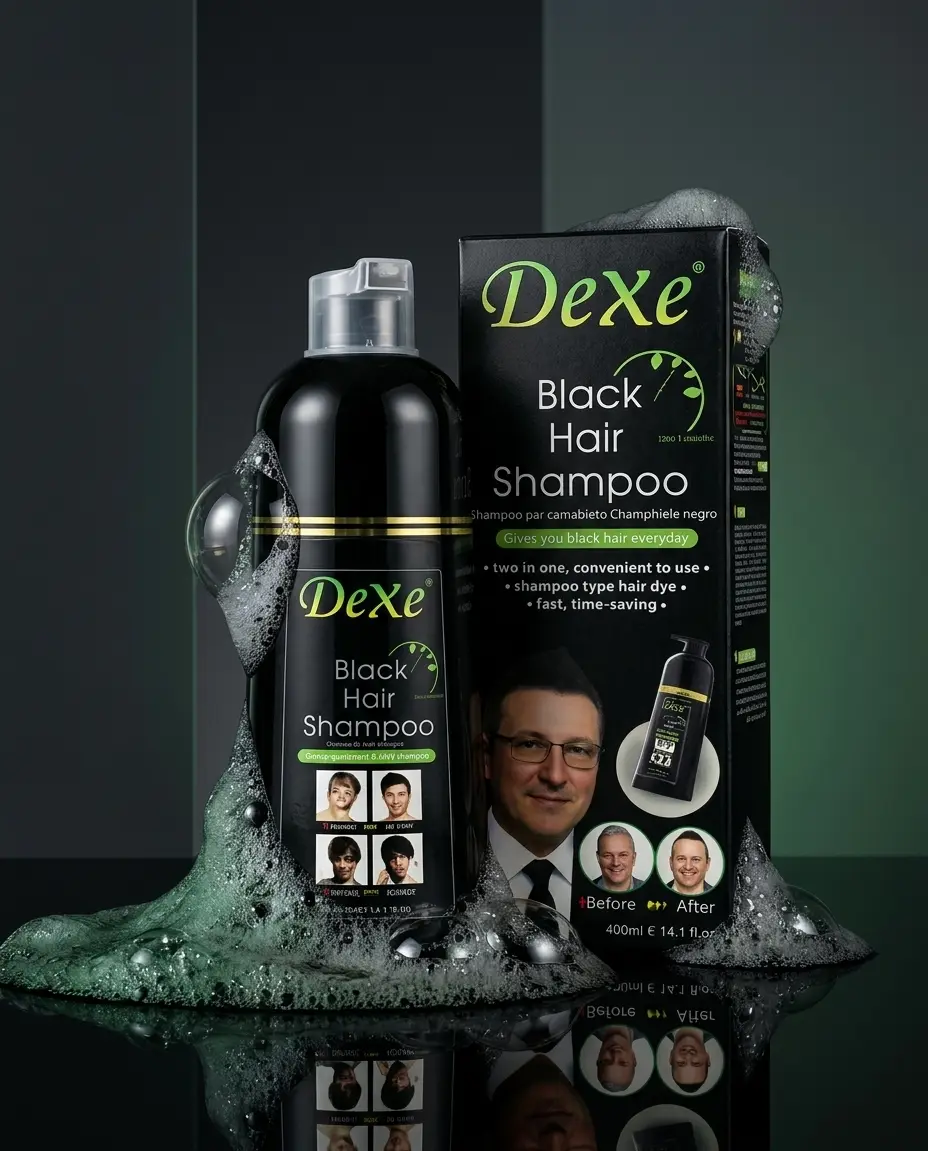 Dexe Black Hair Shampoo 400ml 4