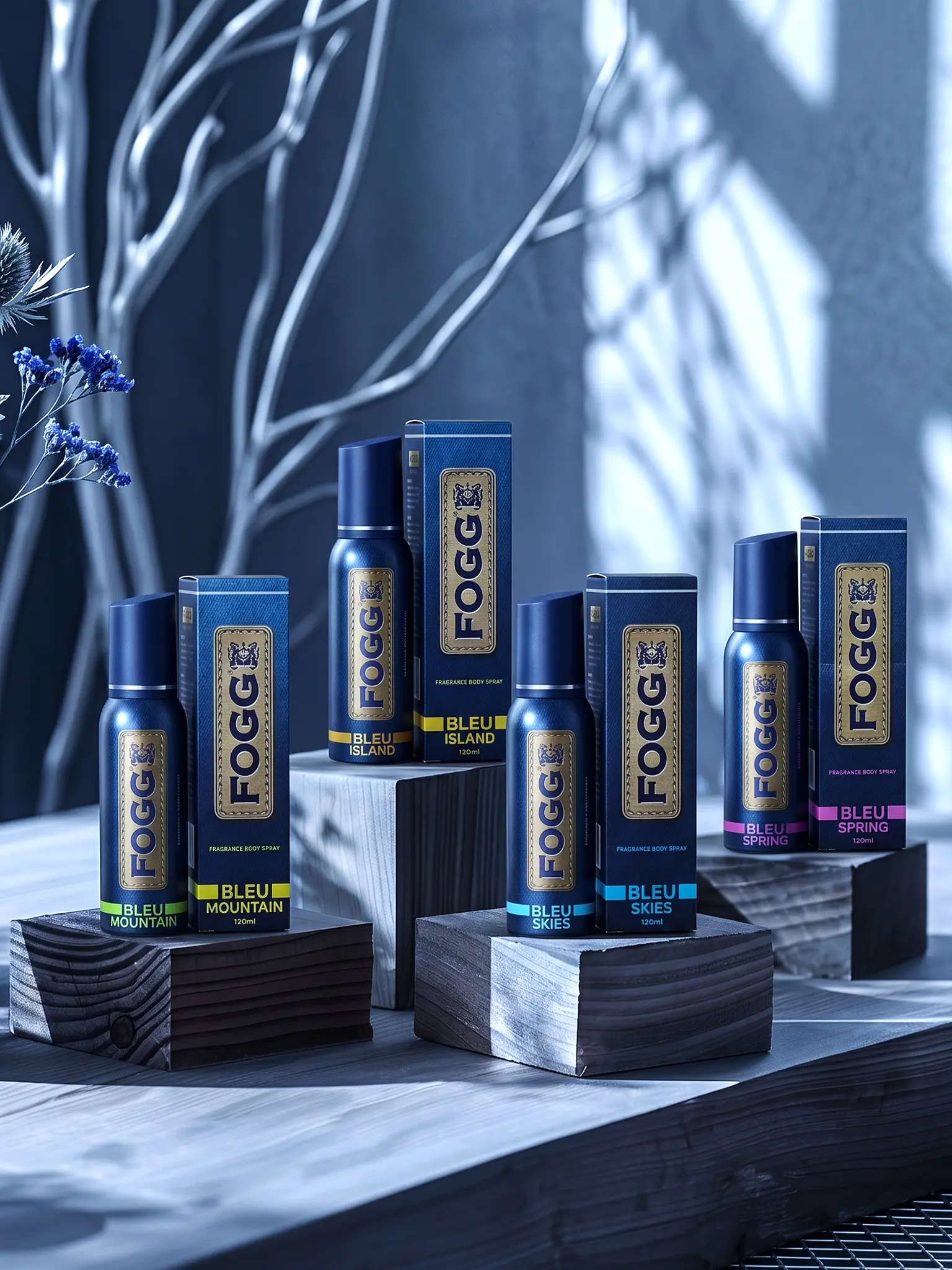 FOGG Bleu Collection — Bleu Mountain, Bleu Skies, Bleu Spring & Bleu Island 4
