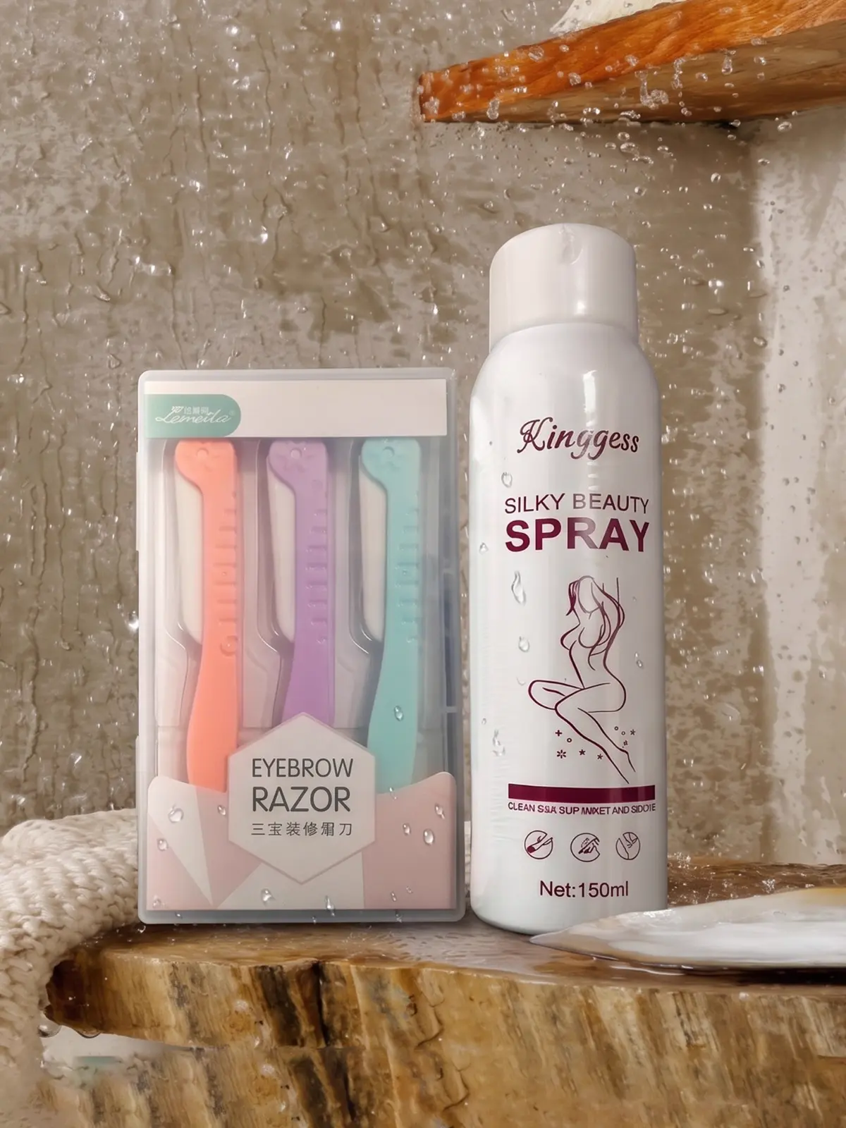 King Yes Silky Beauty Spray (150ml) + Premium Eyebrow Razor (3 Pcs Set) 4