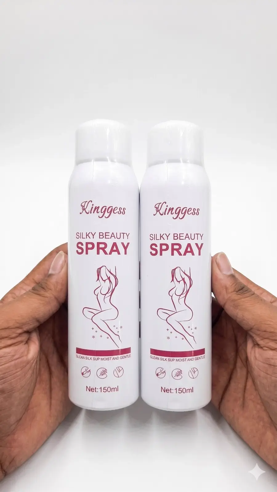 Kingyes Silky Beauty Hair Removal Spray 150ml (2 Pcs Combo) 1