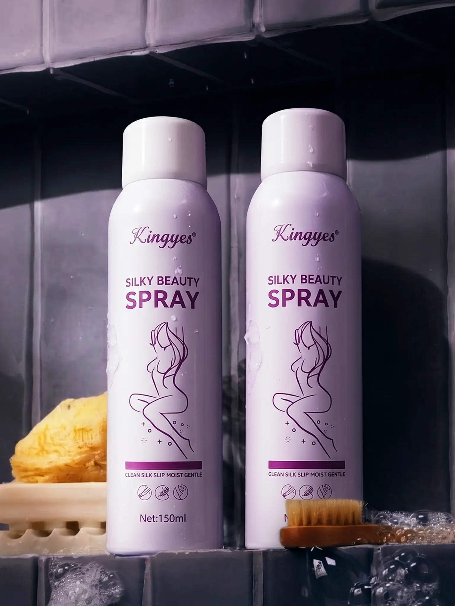 Kingyes Silky Beauty Hair Removal Spray 150ml (2 Pcs Combo) 1