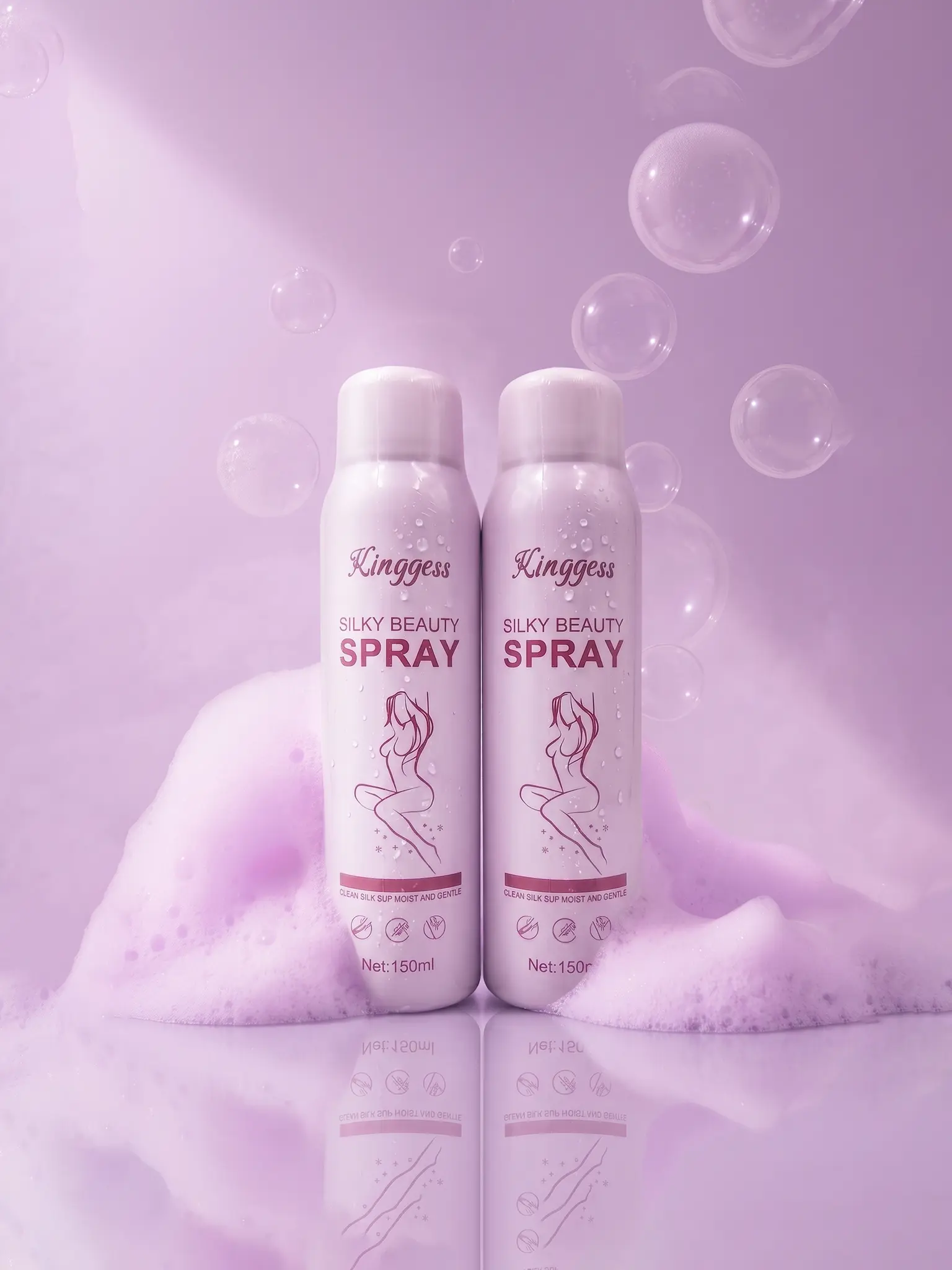 Kingyes Silky Beauty Hair Removal Spray 150ml (2 Pcs Combo) 3