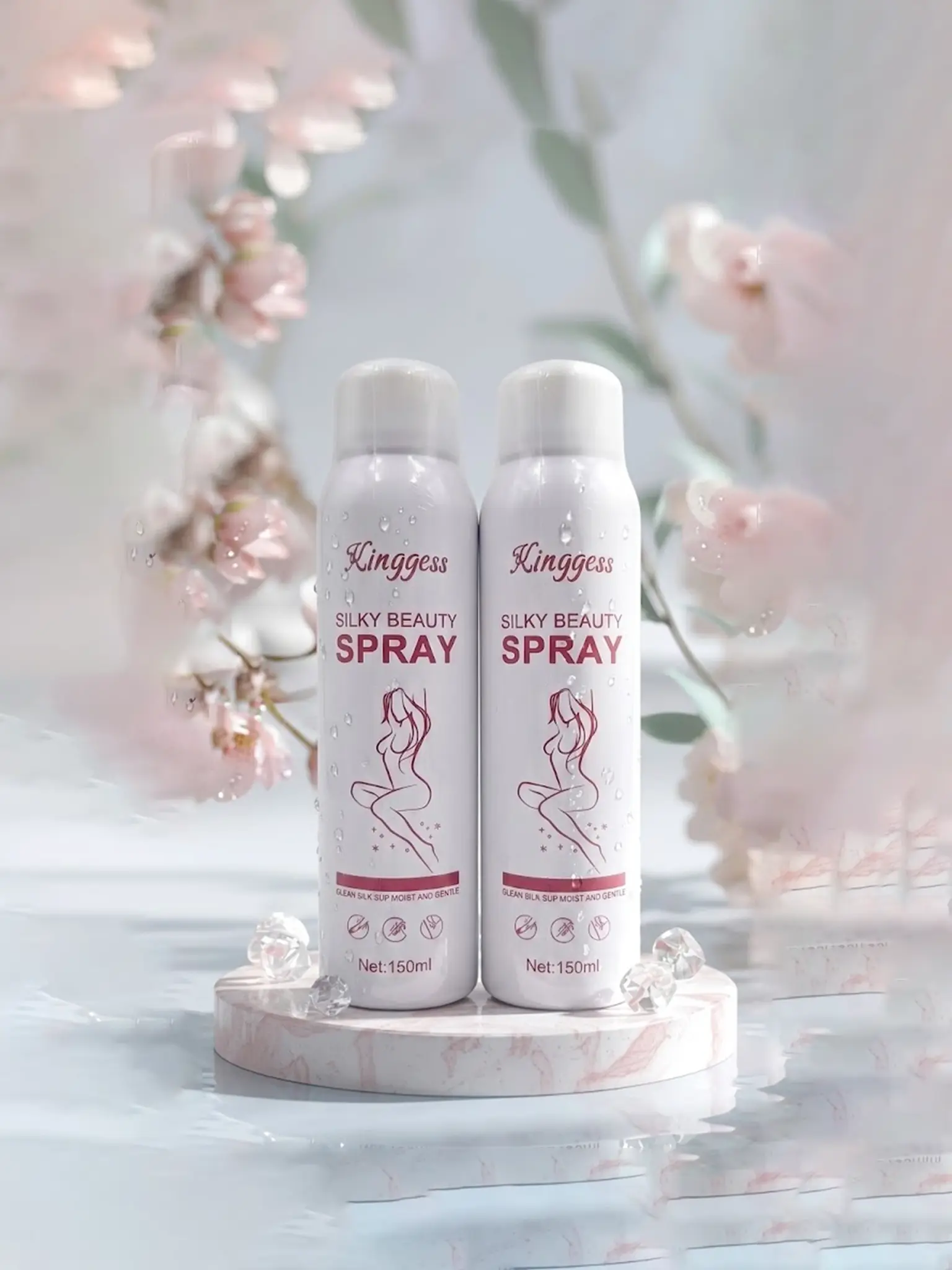 Kingyes Silky Beauty Hair Removal Spray 150ml (2 Pcs Combo) 4