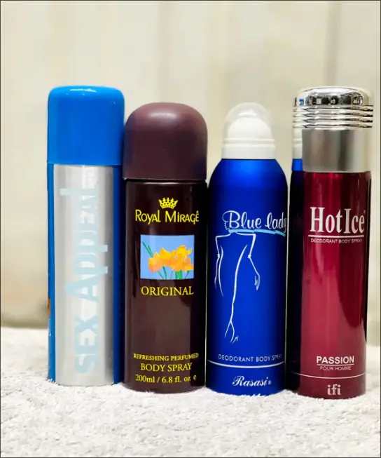200 ML 4 Pcs Premium Body Spray Combo 2