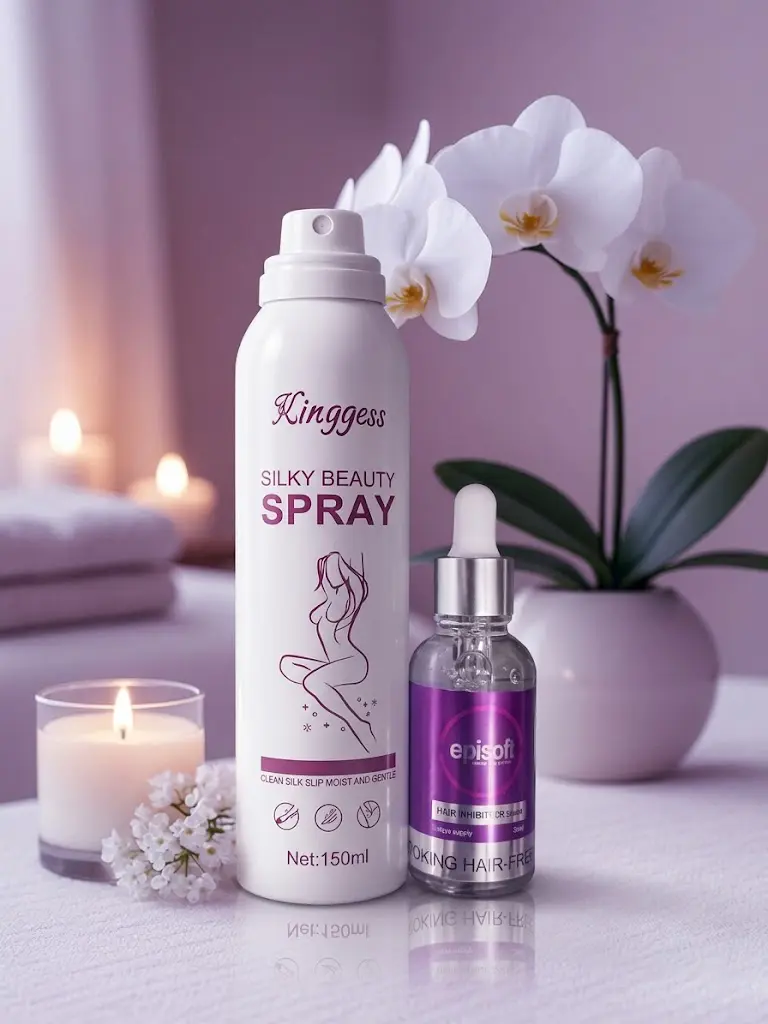 Kingyes Silky Beauty Spray + Episoft Hair Removal Inhibitor Serum (2-in-1 Combo) 1
