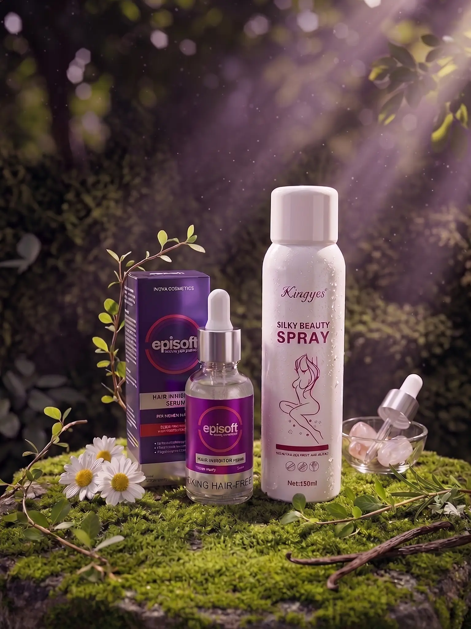 Kingyes Silky Beauty Spray + Episoft Hair Removal Inhibitor Serum (2-in-1 Combo) 2