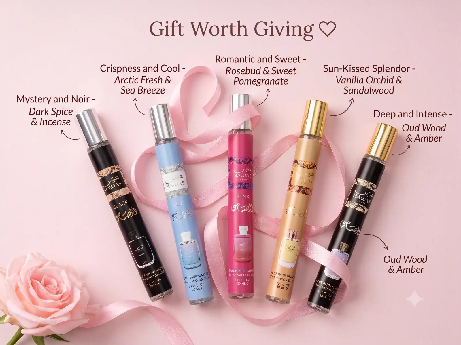 Rasasi Hawas 5-in-1 Discovery Gift Set